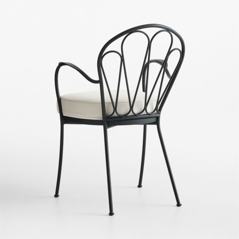 Galleria Metal Outdoor Dining Chair with Cushion