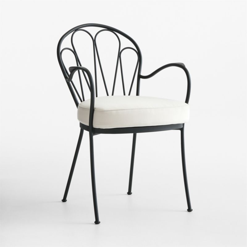 Viewing product image Galleria Metal Outdoor Dining Chair with Cushion - image 1 of 7
