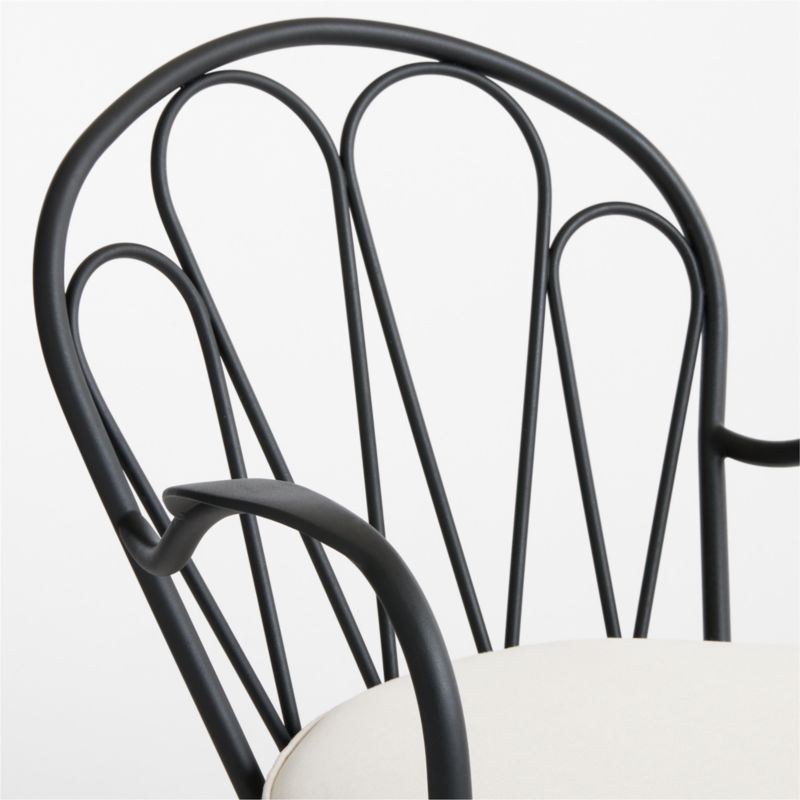 Galleria Metal Outdoor Dining Chair with Cushion