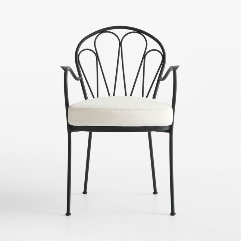 Galleria Metal Outdoor Dining Chair with Cushion