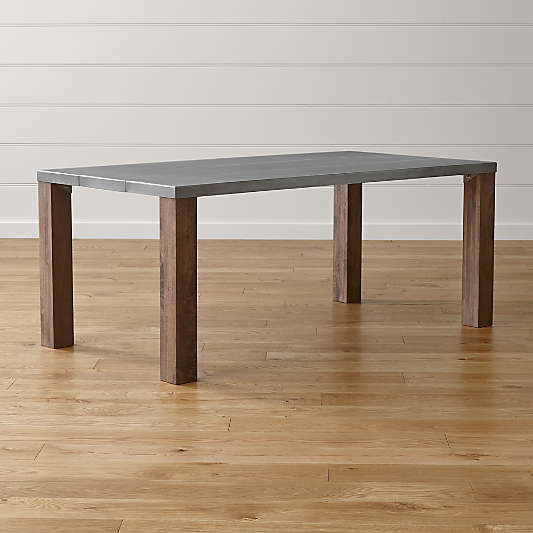 Galvin 72" Metal Top Dining Table