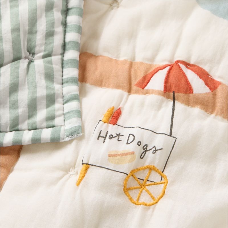 Game Time Garden Organic Cotton Kids Twin Quilt - image 5 of 10