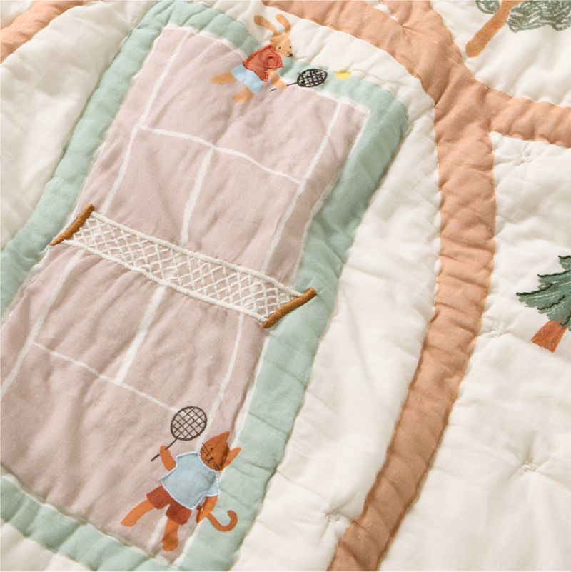 Game Time Garden Organic Cotton Kids Twin Quilt - image 6 of 10