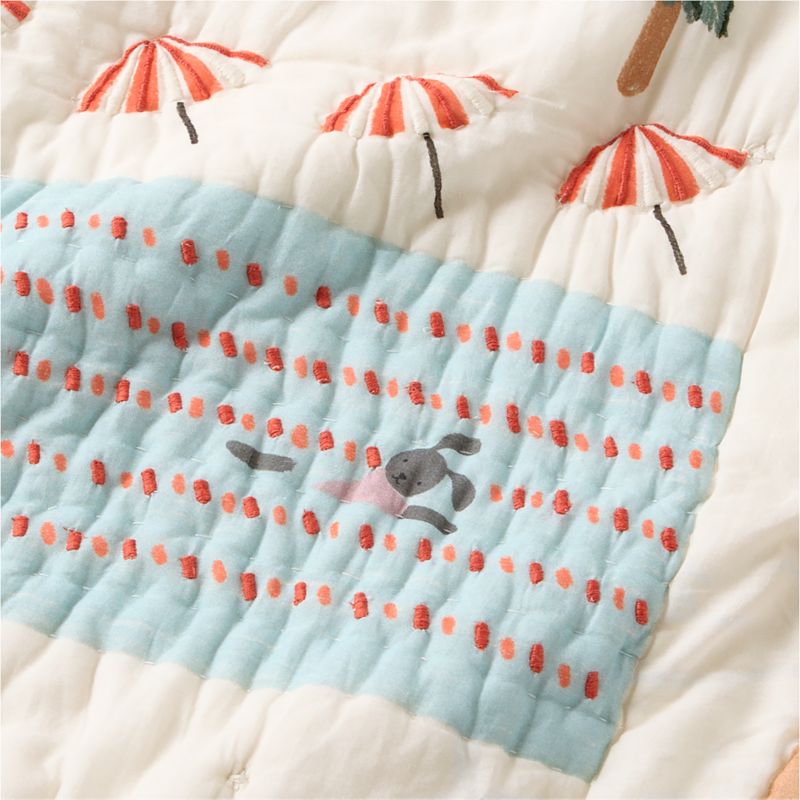 Game Time Garden Organic Cotton Kids Twin Quilt - image 4 of 10