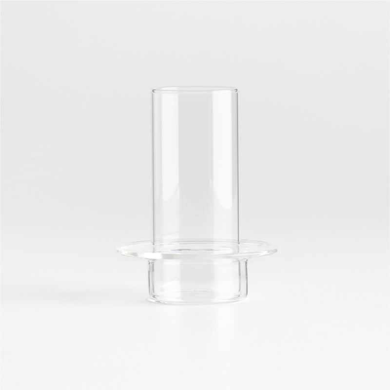 Gara Clear Glass Hurricane Candle Holder 5" - image 0 of 7