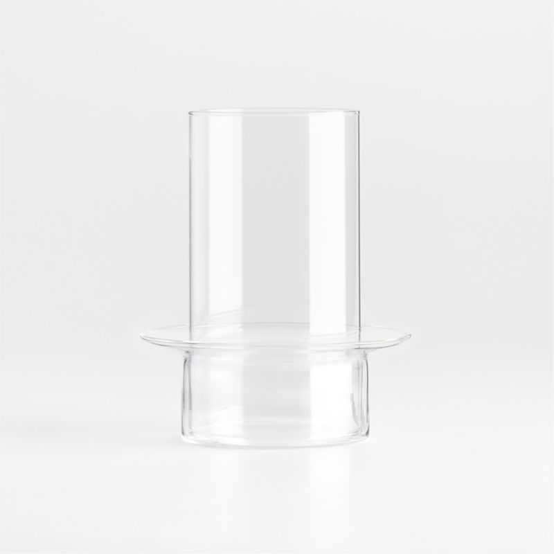 Gara Clear Glass Hurricane Candle Holder 7" - image 0 of 8