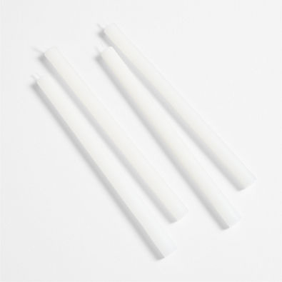View Garden Glow Lemon Leaf and Geranium Scented Indoor/Outdoor Bug Repellent Taper Candles, Set of 4 details