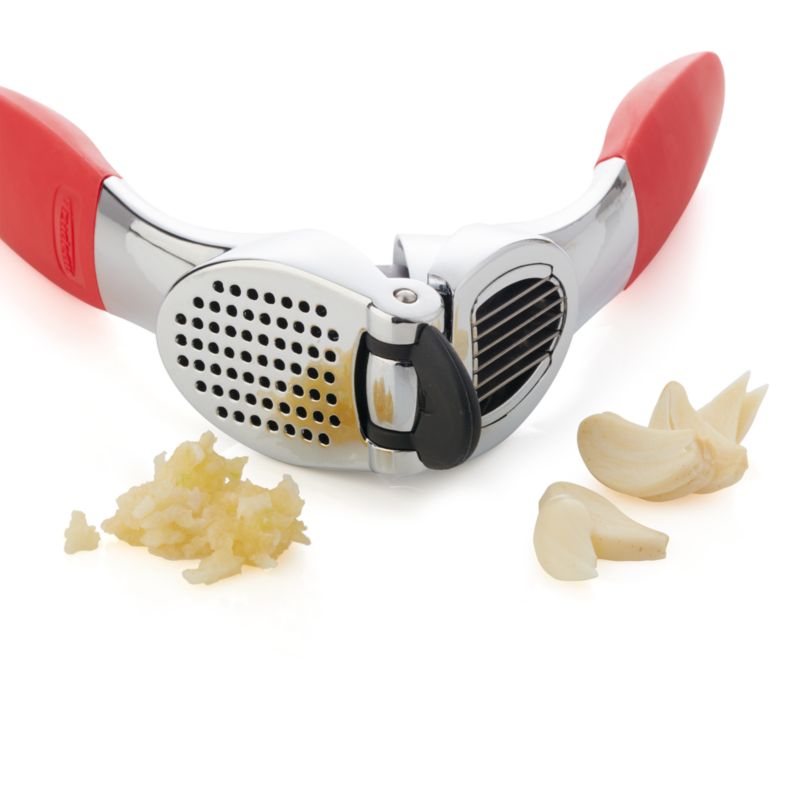 Red Garlic Press & Slice