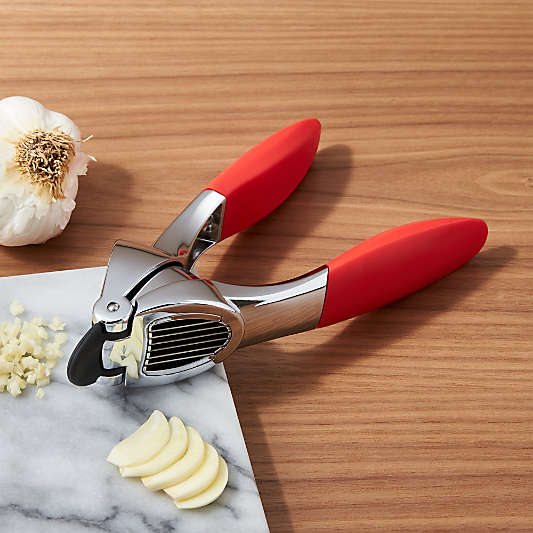 Red Garlic Press & Slice