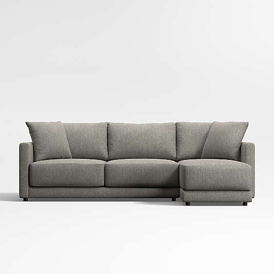 Gather Deep 2-Piece Sectional Sofa with Right-Arm Chaise