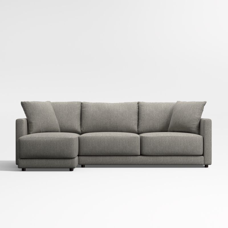 Gather Deep 2Piece Sectional Sofa with LeftArm Chaise + Reviews