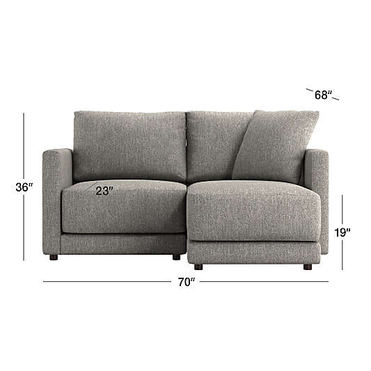 Gather Deep 2-Piece Small Space Sectional Sofa