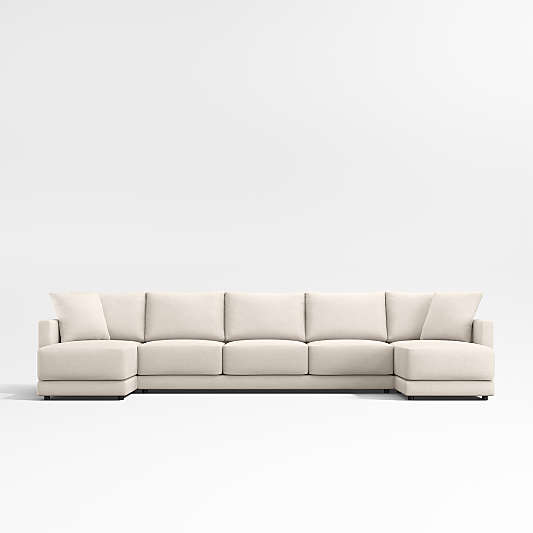 Gather 3-Piece Double-Chaise Sectional Sofa