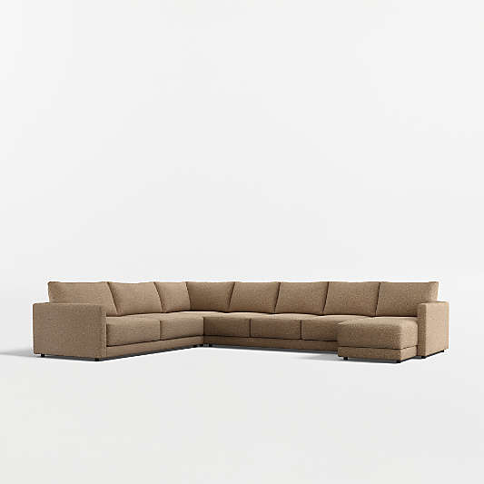 Gather 4-Piece L-Shaped Sectional Sofa with Chaise Lounge