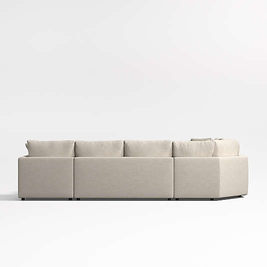 Gather 4-Piece Wedge Sectional Sofa with Chaise Lounge