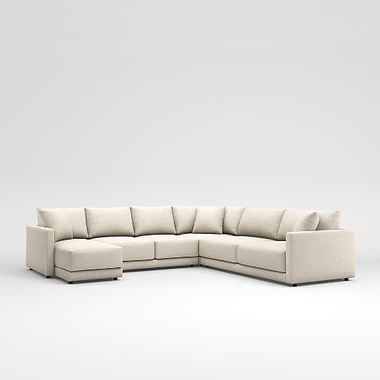 Gather Deep 4-Piece L-Shaped Sectional Sofa