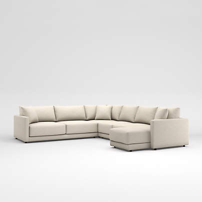 Gather Deep 4-Piece Sectional Sofa