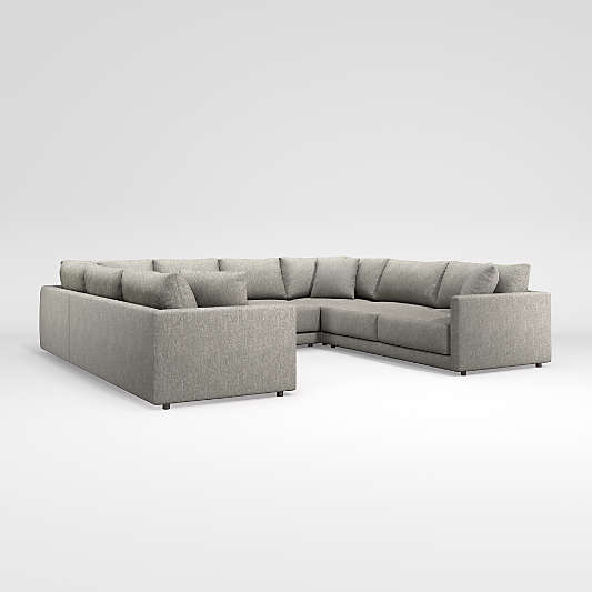 Gather Deep 5-Piece U-Shaped Sectional Sofa