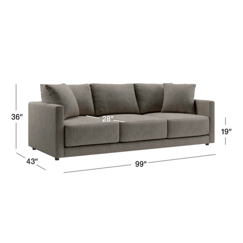 View Gather Deep Grande Sofa 99" - image 2 of 19