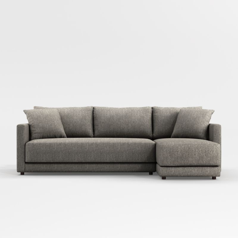 Gather Deep 2Piece Chaise Apartment Bench Sectional Sofa + Reviews