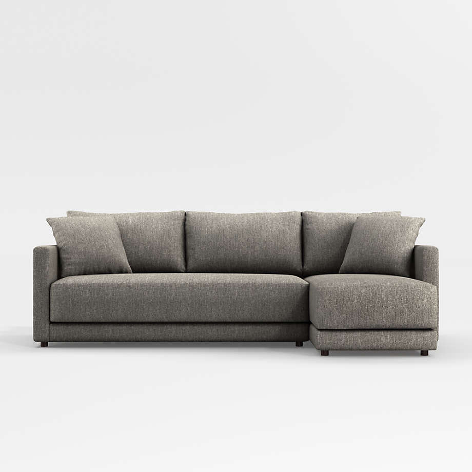 Gather Deep 2Piece Chaise Apartment Bench Sectional Sofa + Reviews