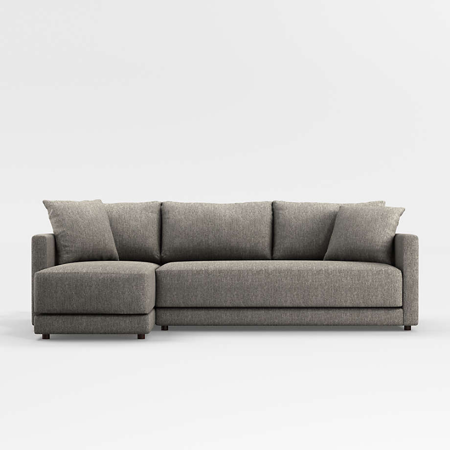 Gather Deep 2Piece Chaise Apartment Bench Sectional Sofa + Reviews