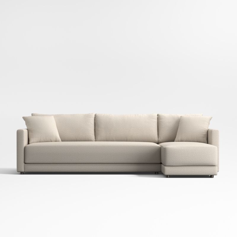 Gather Deep 2-Piece Chaise Bench Sectional Sofa - image 1 of 15