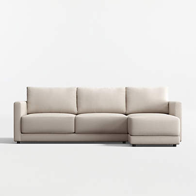 Gather Deep 2-Piece Sectional Sofa with Chaise Lounge