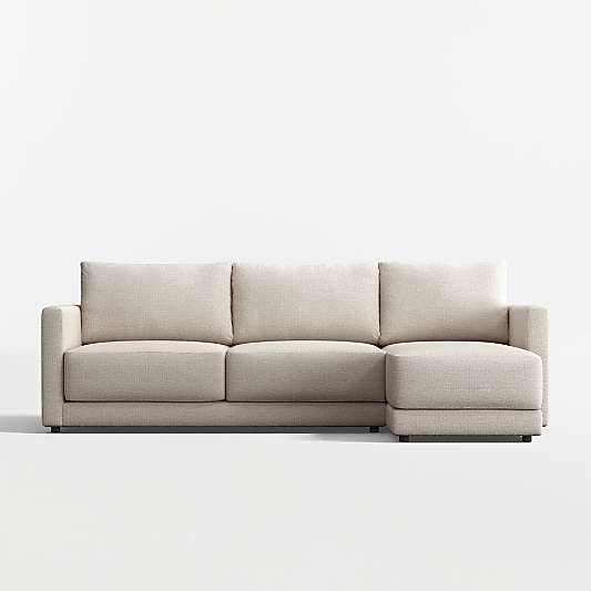 Gather Deep 2-Piece Sectional Sofa with Chaise Lounge