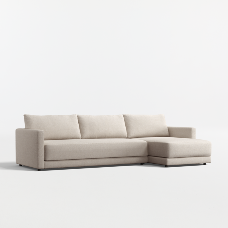 Gather Deep 2-Piece Bench Sectional Sofa with Extra Wide Chaise Lounge - image 13 of 15