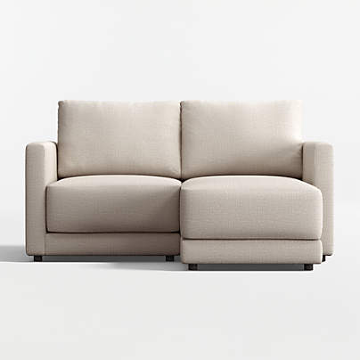 Gather Deep 2-Piece Small Space Sectional Sofa with Chaise Lounge