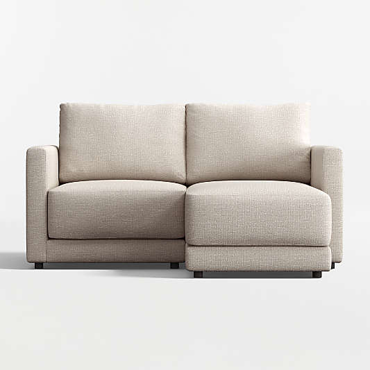 Gather Deep 2-Piece Small Space Sectional Sofa with Chaise Lounge