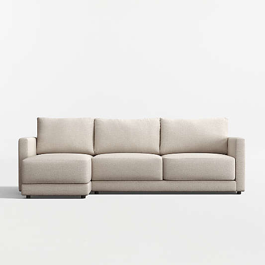Gather Deep 2-Piece Sectional Sofa with Chaise Lounge