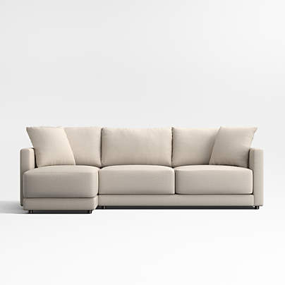 Gather Deep 2-Piece Apartment Sectional Sofa with Left-Arm Chaise