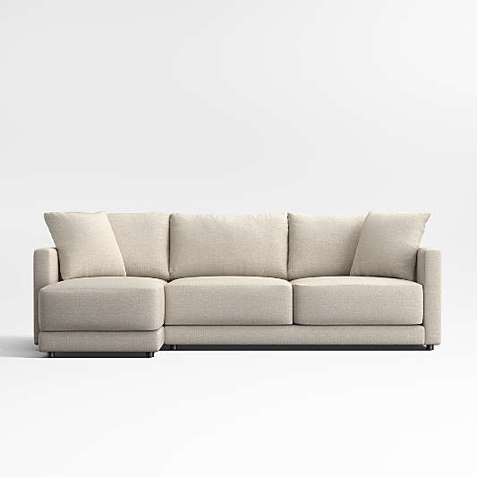 Gather Deep 2-Piece Apartment Sectional Sofa with Left-Arm Chaise