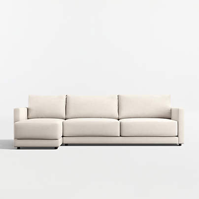 Gather Deep 2-Piece Sectional Sofa with Chaise Lounge