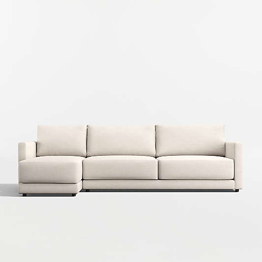 Gather Deep 2-Piece Sectional Sofa with Chaise Lounge