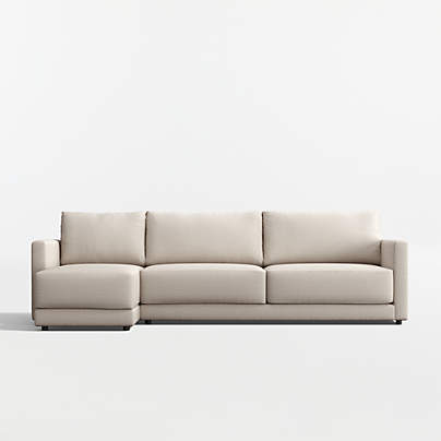 Gather Deep 2-Piece Sectional Sofa with Chaise Lounge