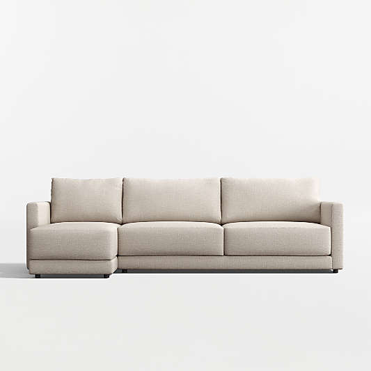 Gather Deep 2-Piece Sectional Sofa with Chaise Lounge