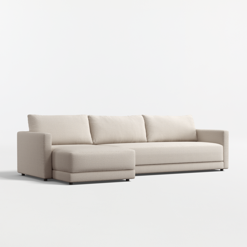 Gather Deep 2-Piece Bench Sectional Sofa with Extra Wide Chaise Lounge - image 14 of 15