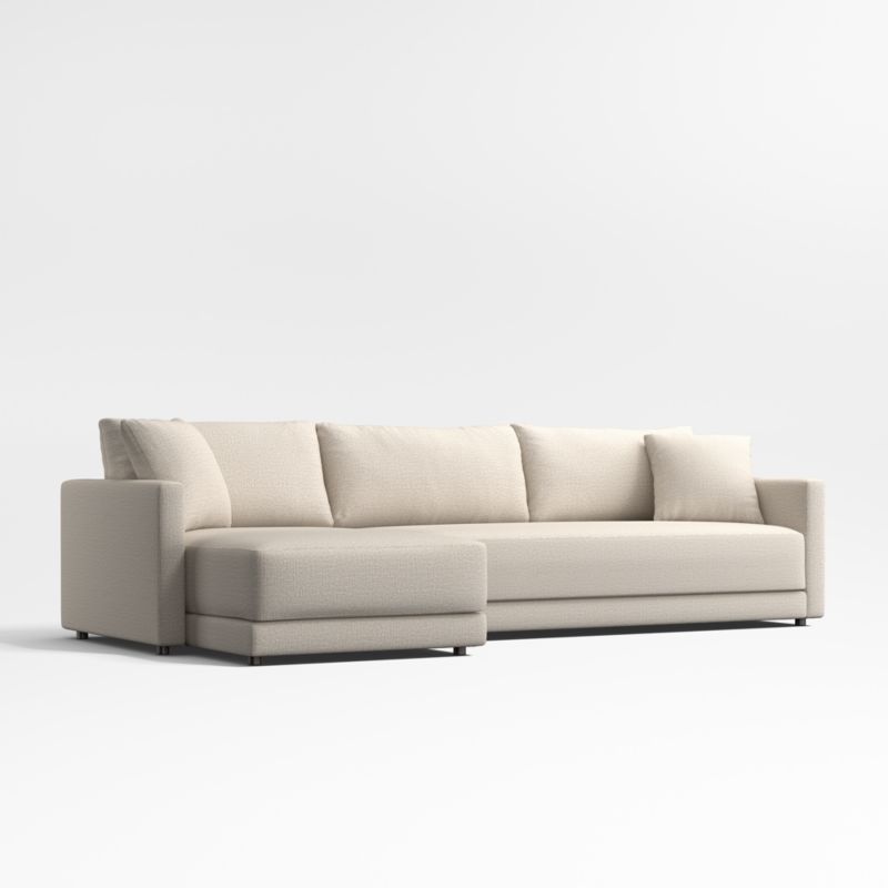 Gather Deep 2-Piece Extra Wide Chaise Bench Sectional Sofa - image 12 of 13