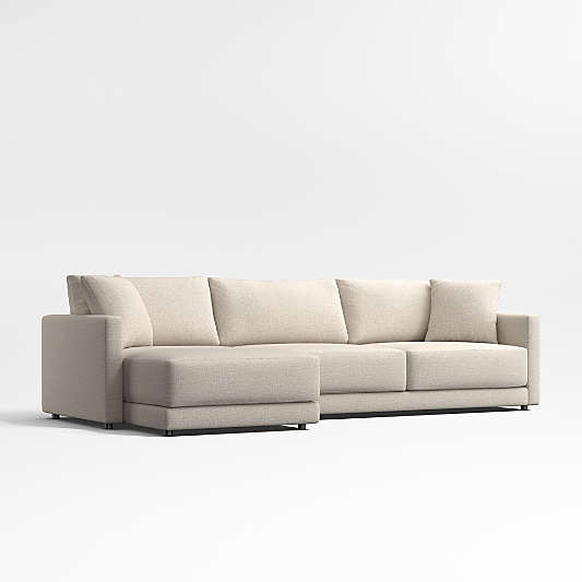 Gather Deep 2-Piece Left-Arm Extra Wide Chaise Sectional Sofa