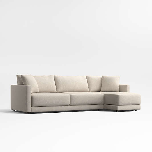 Gather Deep 2-Piece Right-Arm Chaise Sectional Sofa (70"-130")