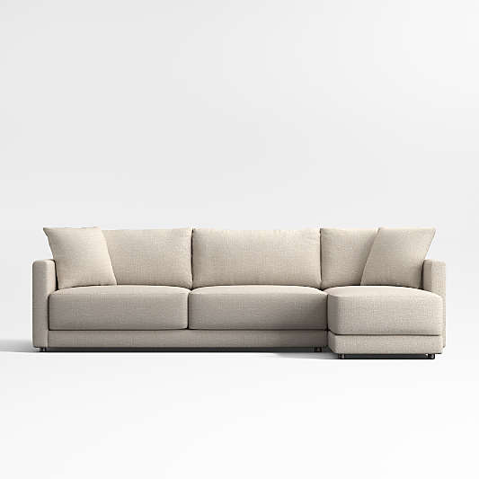 Gather Deep 2-Piece Right-Arm Chaise Sectional Sofa (70"-130")