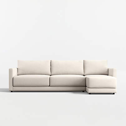 Gather Deep 2-Piece Sectional Sofa with Chaise Lounge
