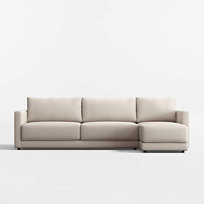 Gather Deep 2-Piece Sectional Sofa with Chaise Lounge