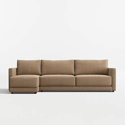 Gather Deep 2-Piece Sectional Sofa with Chaise Lounge