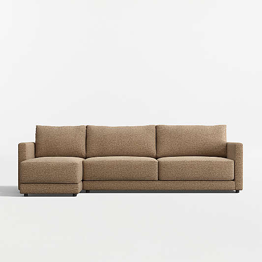 Gather Deep 2-Piece Sectional Sofa with Chaise Lounge