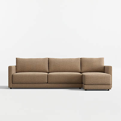 Gather Deep 2-Piece Sectional Sofa with Chaise Lounge