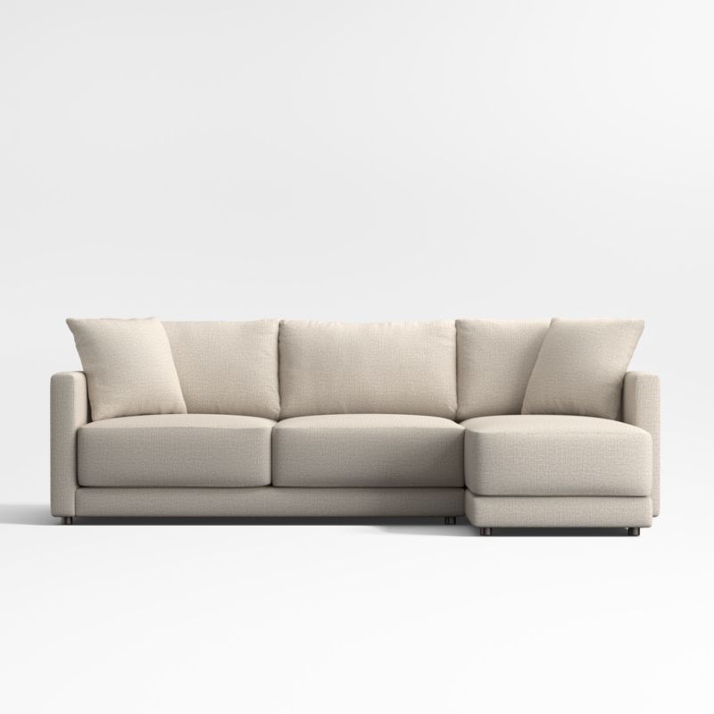 Gather Deep 2-Piece Apartment Sectional Sofa with Right-Arm Chaise - image 1 of 13